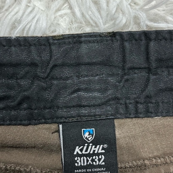 KUHL MEN’S KANVUS JEAN SIZE 30x32 KHAKI TAN STRAIGHT LEG - Picture 5 of 8